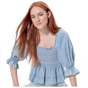 American Eagle Baby Doll Top